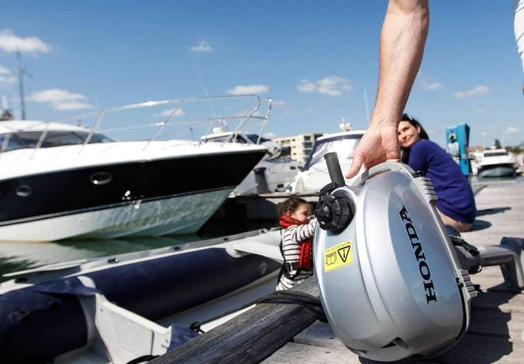 HONDA BF2.3 2.3 HP Dıştan Takma Deniz Motoru - Görsel 3